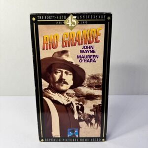 Rio‎ Grande VHS 45th Anniversary John Wayne Maureen OHara Republic Pictures 1995